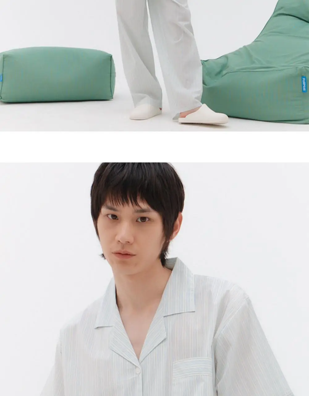 [곽민경 PICK] 오프아워 타이드리듬 치즈폼 반팔 잠옷 세트 (M / L / XL) 상세페이지 11